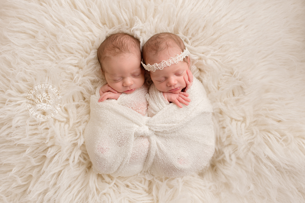 boy-girl twins, newborn babies, central pa portrait photography