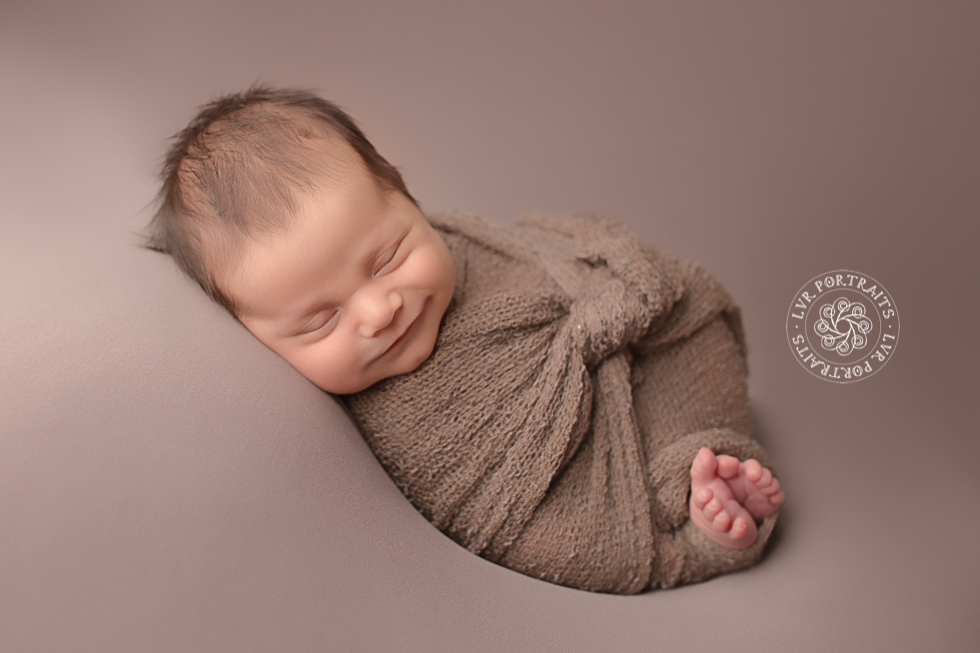 newborn baby photographer, Lancaster PA, boy smiling