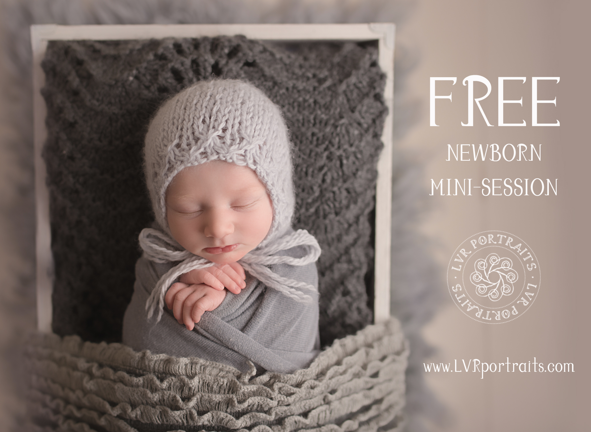 Free newborn mini session, LVR Portraits, Lancaster baby shower event