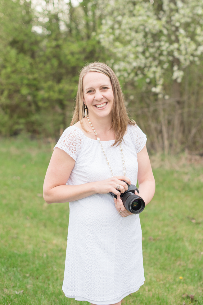 Lancaster pa newborn baby photographer, LVR Portraits, woman with camera