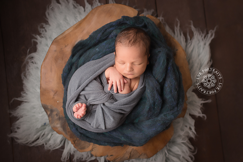 Lancaster newborn photography, baby boy in bowl