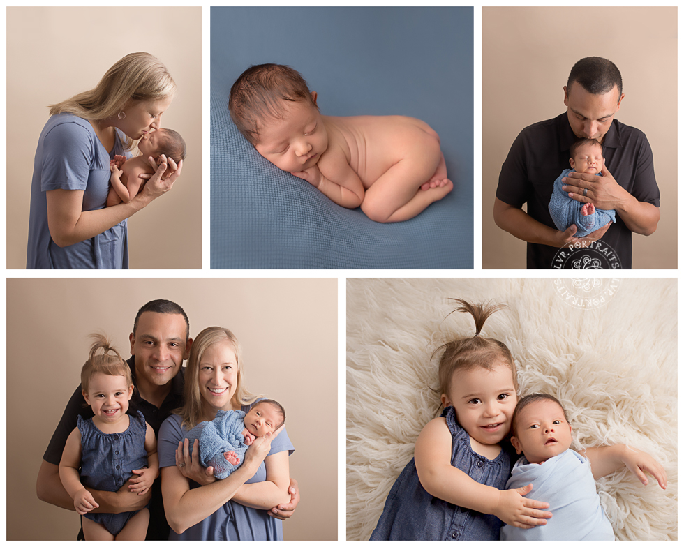 Lancaster Pa newborn photographer, photo collage