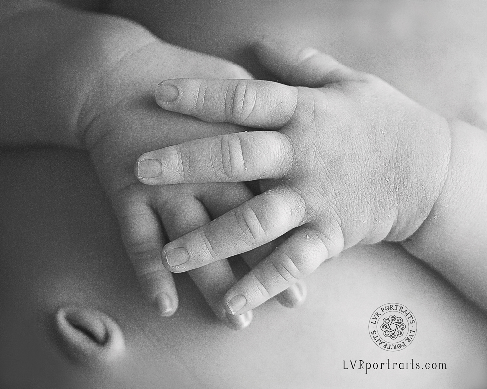 Lancaster Maternal Fetal Medicine, LVR Portraits, Lancaster PA Newborn Photographer, baby's hands