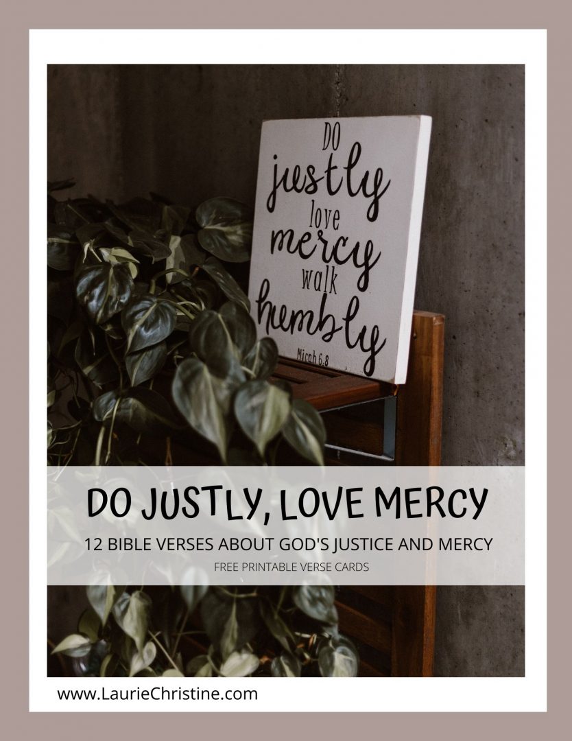 Laurie Christine, do justly, love mercy, diversity