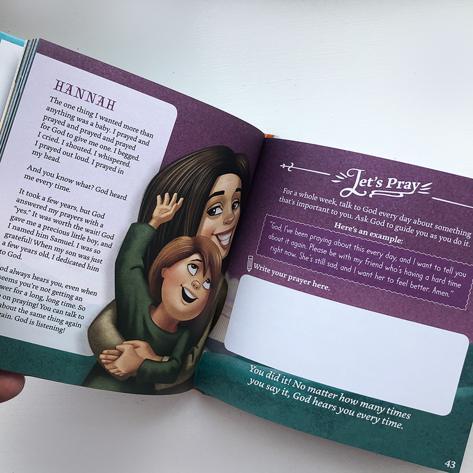 Discover how to pray; children's devotional book