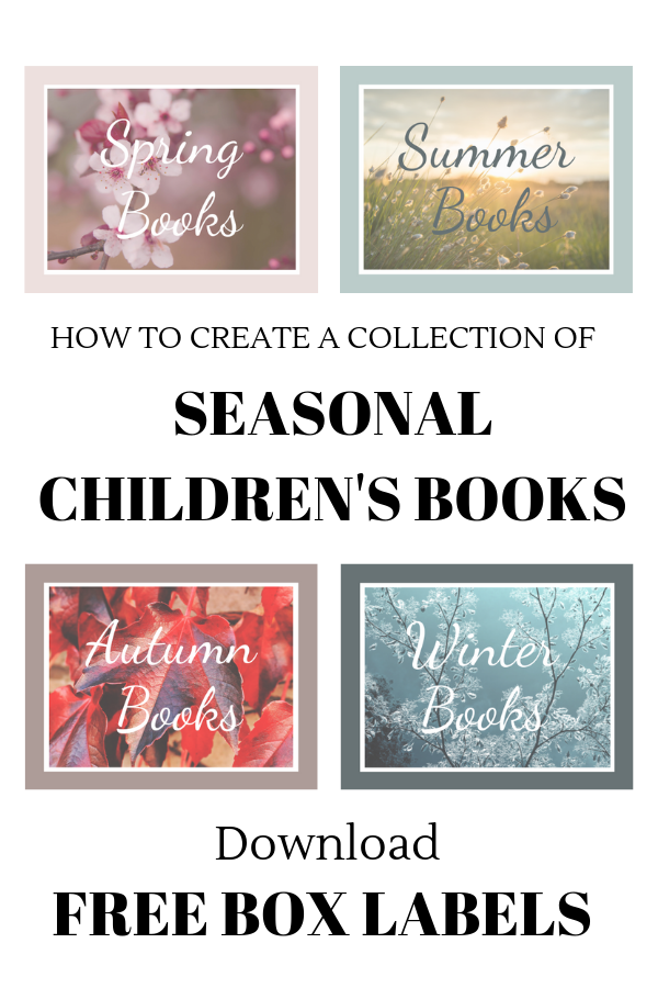 free box labels, seasonal children's books